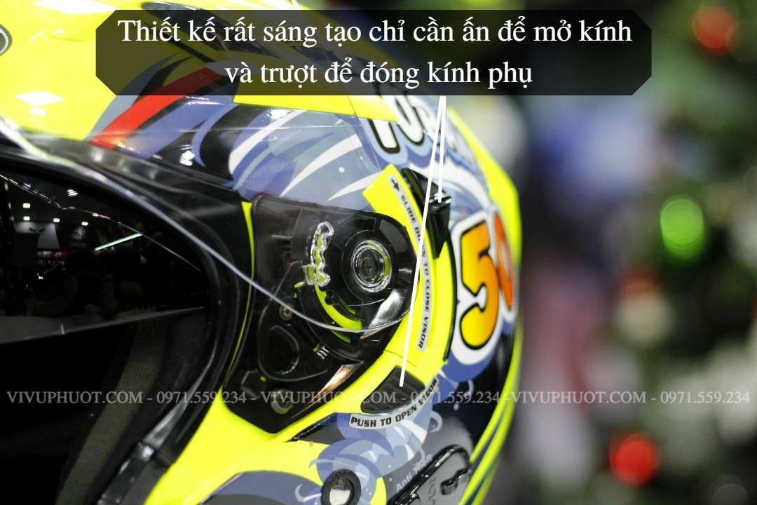 Mũ 3/4 KYT Venom Toppan