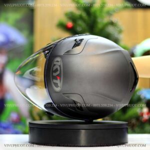 Mũ 3/4 KYT Venom Xám Đen