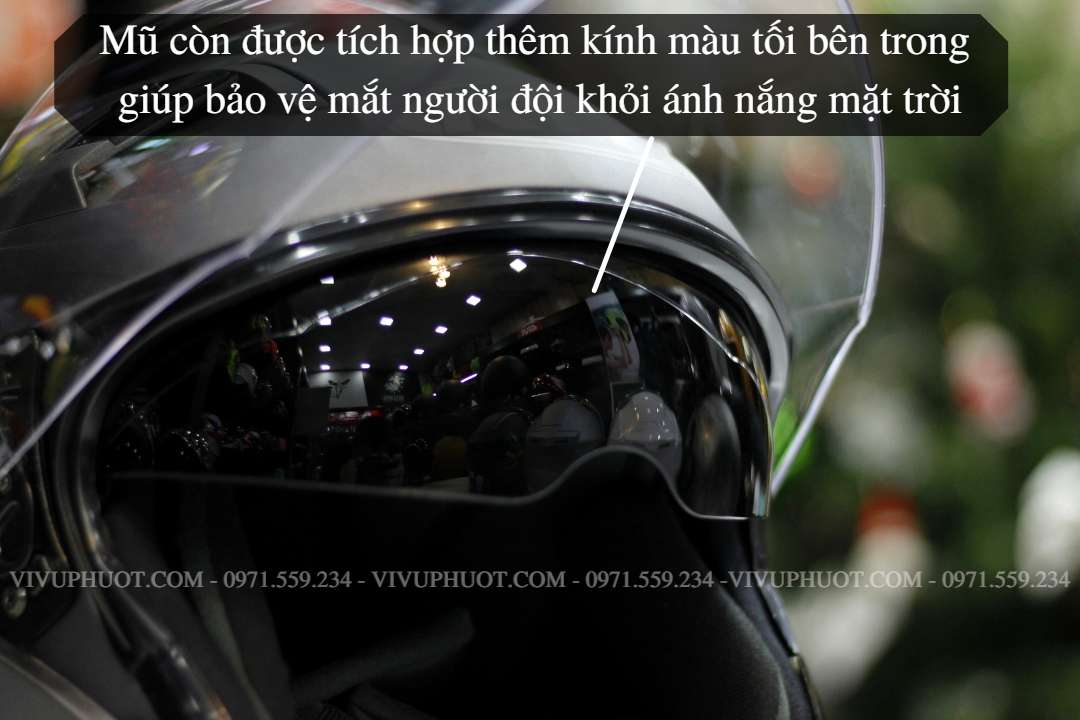 Mũ 3/4 KYT Venom Xám Đen