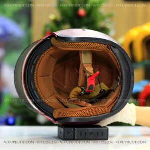 Mũ 3/4 Royal M139 Đỏ Đô