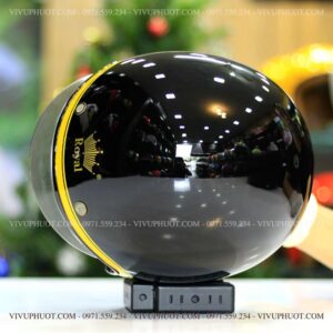 Mũ 3/4 Royal M139 V10 Đen Viềm Vàng