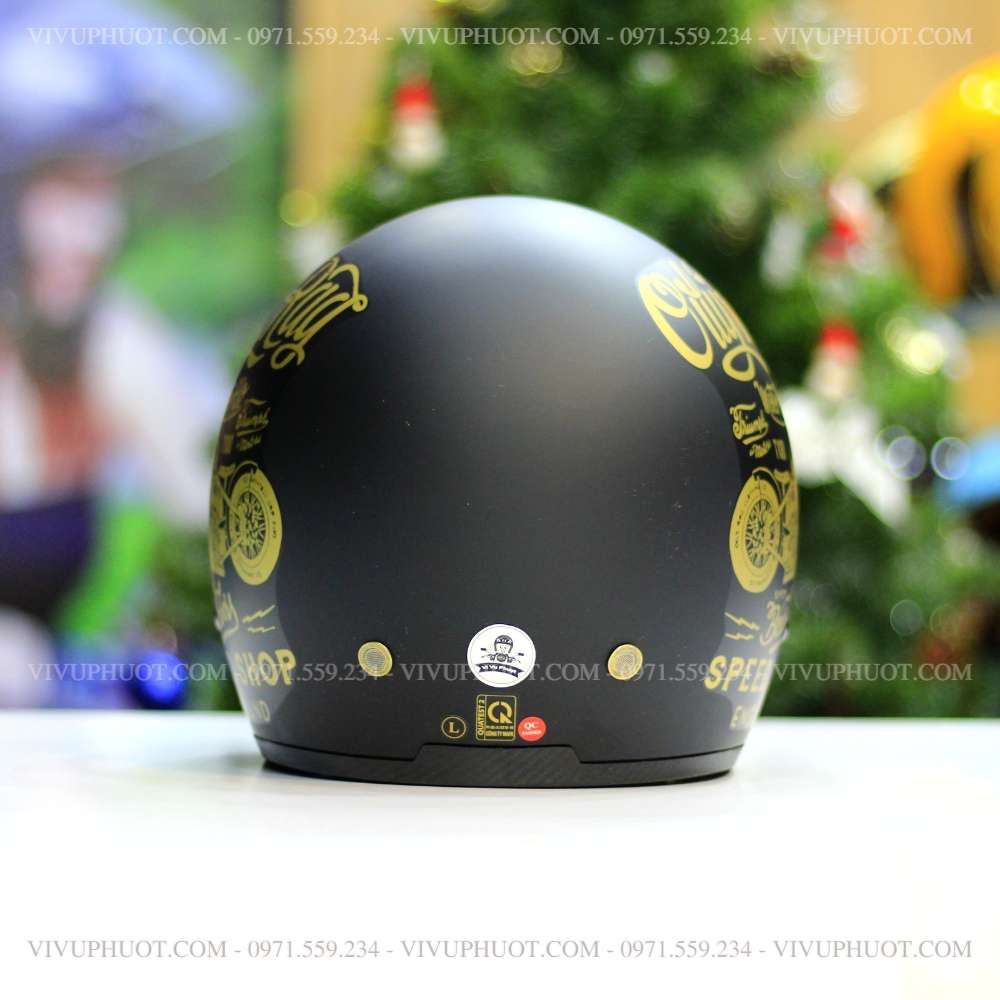 mu-bao-hiem-3-4-royal-m139-v5-đen-22 Mũ 3/4 Royal M139 V5 Đen