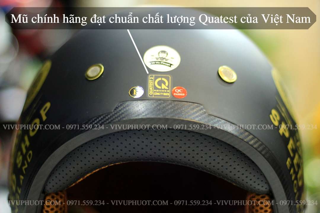 Mũ 3/4 Royal M139 V5 Đen