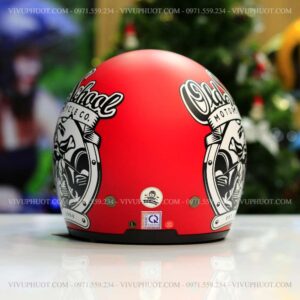 Mũ 3/4 Royal M139 V6 Đỏ