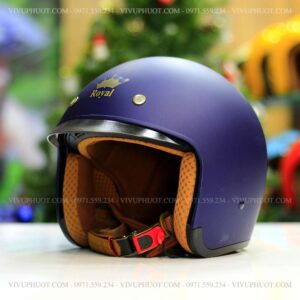 Mũ 3/4 Royal M139 Xanh Mực