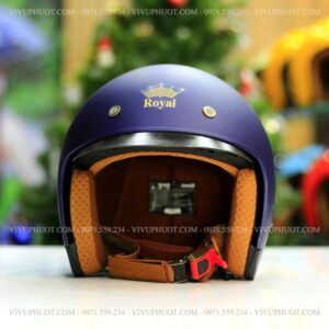 Mũ 3/4 Royal M139 Xanh Mực