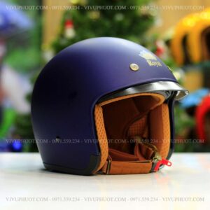 Mũ 3/4 Royal M139 Xanh Mực