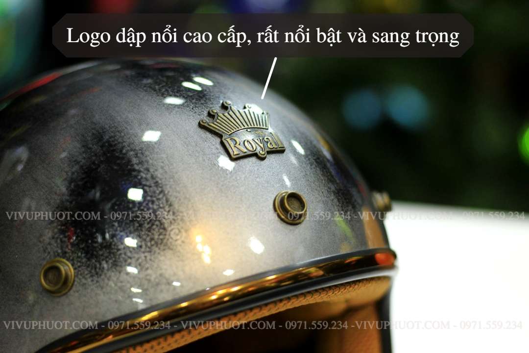 Mũ Bảo Hiểm 3/4 Royal M20C Xước Bóng