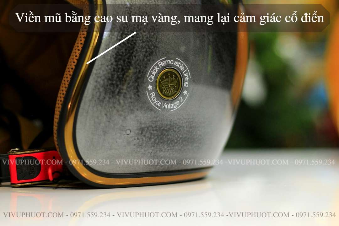 Mũ Bảo Hiểm 3/4 Royal M20C Xước Bóng