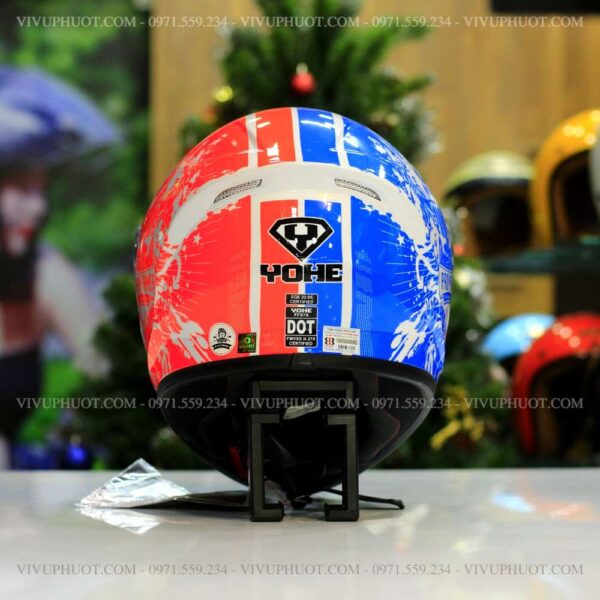 Mũ Fullface Yohe 978 Cam Xanh