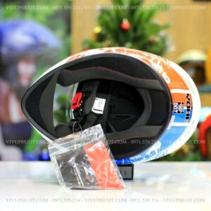 Mũ Fullface Yohe 978 Cam Xanh