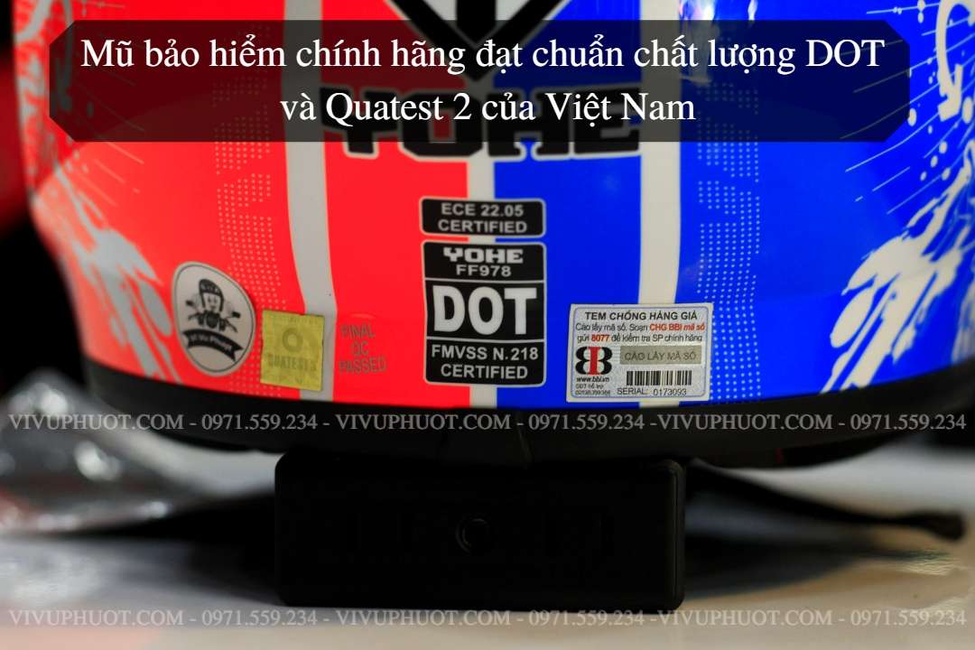Mũ Fullface Yohe 978 Cam Xanh