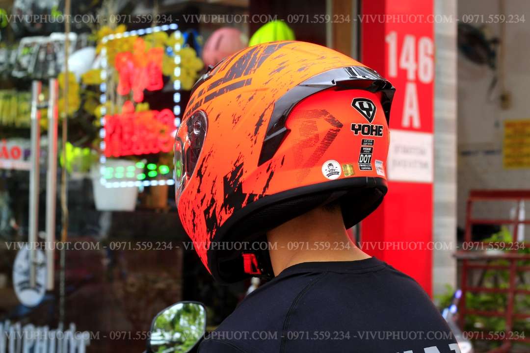 Mũ Fullface Yohe 978 Plus Cam Nhám
