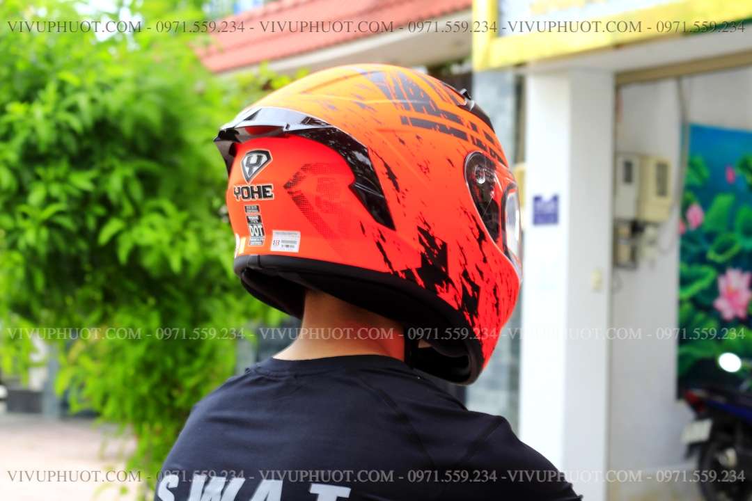 Mũ Fullface Yohe 978 Plus Cam Nhám
