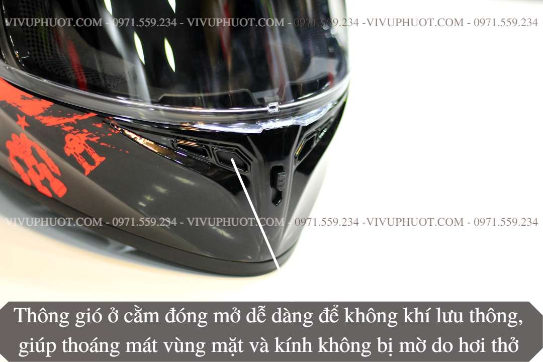 Mũ Fullface Yohe 978 Plus Progames Cam Vàng 