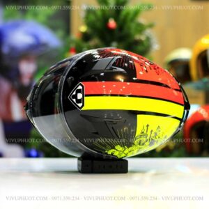 Mũ Fullface Yohe 978 Plus Progames Cam Vàng