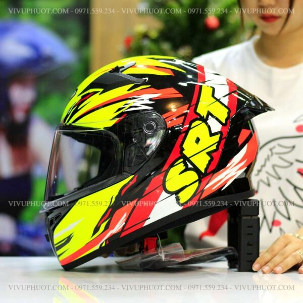Mũ Fullface Yohe 978 Plus SRT Vàng