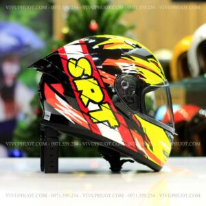 Mũ Fullface Yohe 978 Plus SRT Vàng