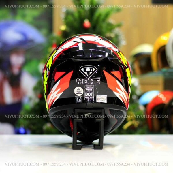 Mũ Fullface Yohe 978 Plus SRT Vàng
