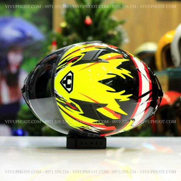 Mũ Fullface Yohe 978 Plus SRT Vàng
