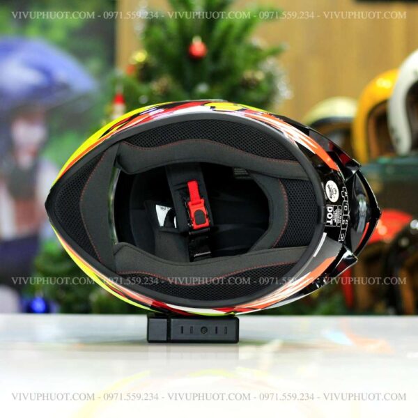 Mũ Fullface Yohe 978 Plus SRT Vàng