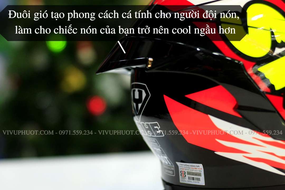 Mũ Fullface Yohe 978 Plus SRT Vàng