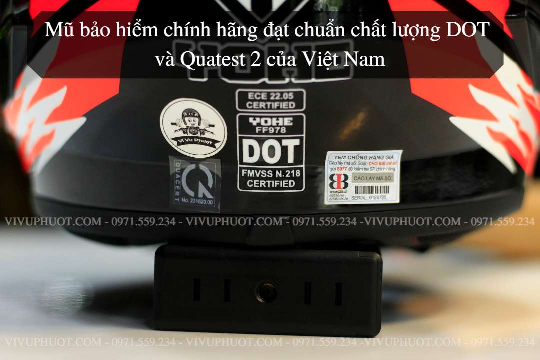 Mũ Fullface Yohe 978 Plus SRT Vàng
