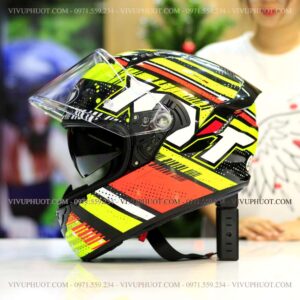 Mũ Fullface KYT NFR Energy Red Yellow