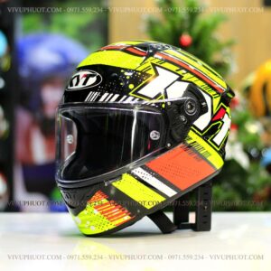 Mũ Fullface KYT NFR Energy Red Yellow