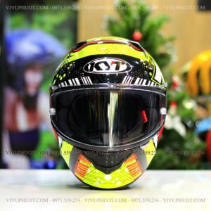 Mũ Fullface KYT NFR Energy Red Yellow