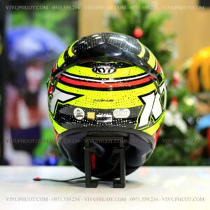 Mũ Fullface KYT NFR Energy Red Yellow