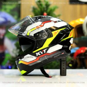 Mũ Fullface KYT NFR Hexagon Yellow