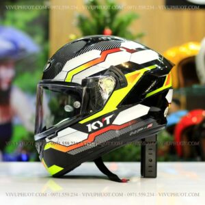 Mũ Fullface KYT NFR Hexagon Yellow