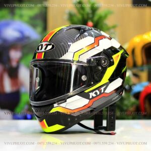 Mũ Fullface KYT NFR Hexagon Yellow