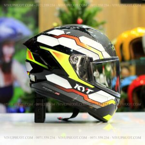 Mũ Fullface KYT NFR Hexagon Yellow