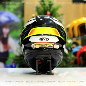 Mũ Fullface KYT NFR Hexagon Yellow