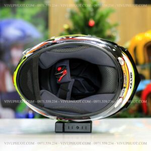 Mũ Fullface KYT NFR Hexagon Yellow