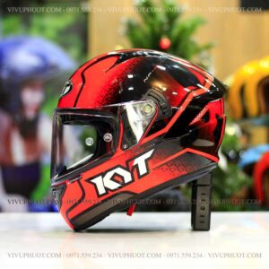 Mũ Fullface KYT NFR Hyperflou Red