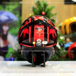 Mũ Fullface KYT NFR Hyperflou Red