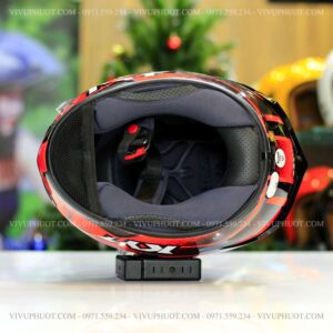 Mũ Fullface KYT NFR Hyperflou Red