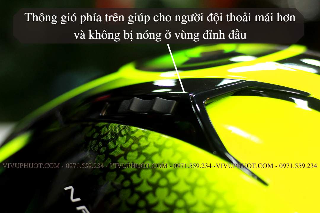 Mũ Fullface KYT NFR Hyperflou Yellow