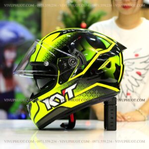 Mũ Fullface KYT NFR Hyperflou Yellow