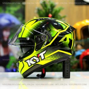 Mũ Fullface KYT NFR Hyperflou Yellow