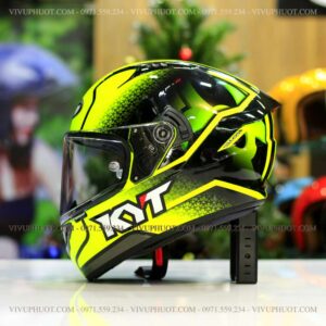 Mũ Fullface KYT NFR Hyperflou Yellow