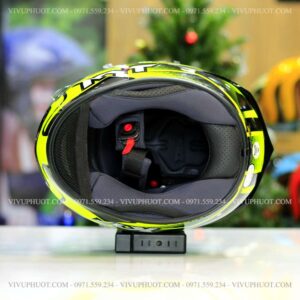 Mũ Fullface KYT NFR Hyperflou Yellow