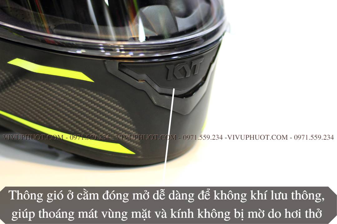 Mũ Fullface KYT NFR Logos Matt Yellow