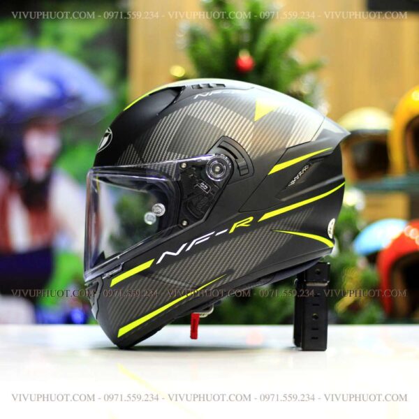 Mũ Fullface KYT NFR Logos Matt Yellow