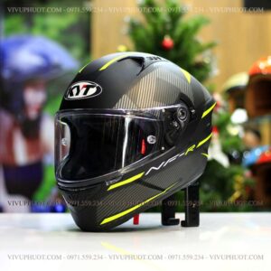 Mũ Fullface KYT NFR Logos Matt Yellow