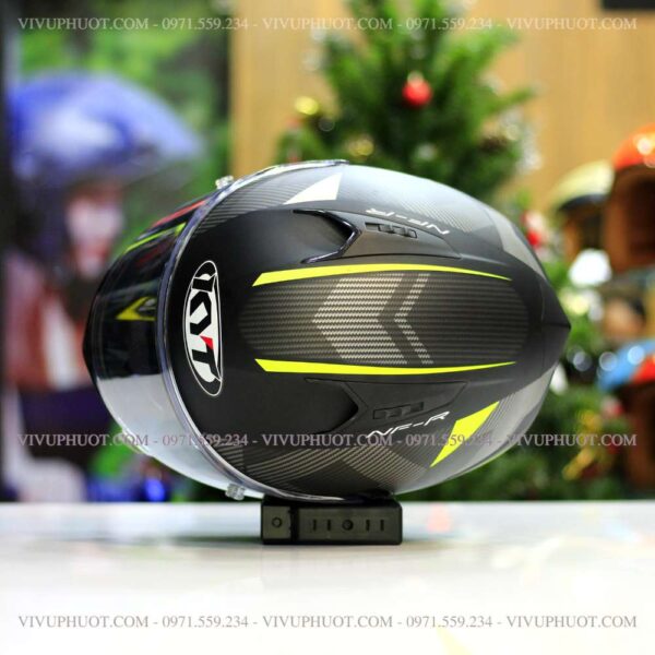Mũ Fullface KYT NFR Logos Matt Yellow