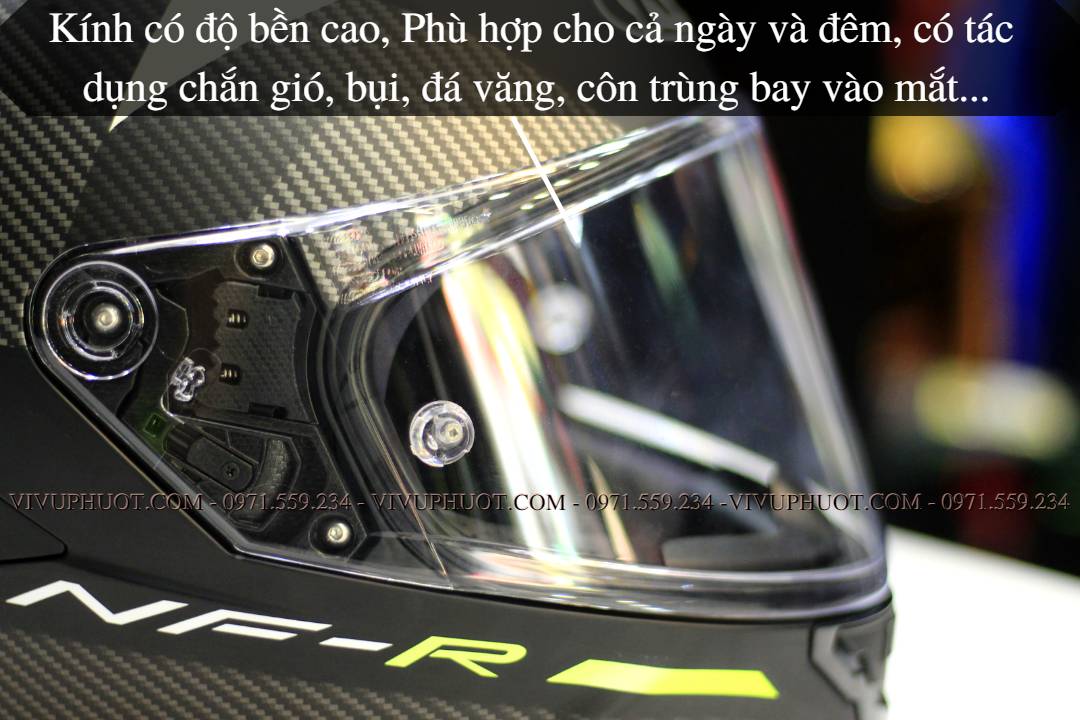 Mũ Fullface KYT NFR Logos Matt Yellow